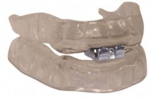 Sleepwell Mandibular Advancement Splints (MAS). A recommended snoring aid, fitted by Barron Dental, Edinburgh, Leith. Contact us regarding snoring aids for good night's rest.